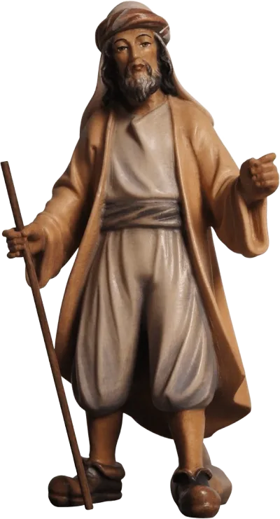 Camel Driver – nativity figure by Pema Woodcarvings