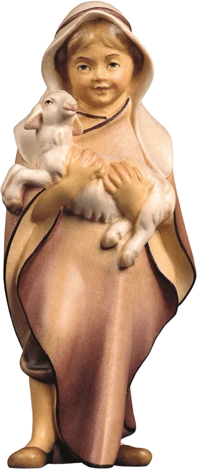 Child with Lamb – nativity figure by ULPE Wood Art