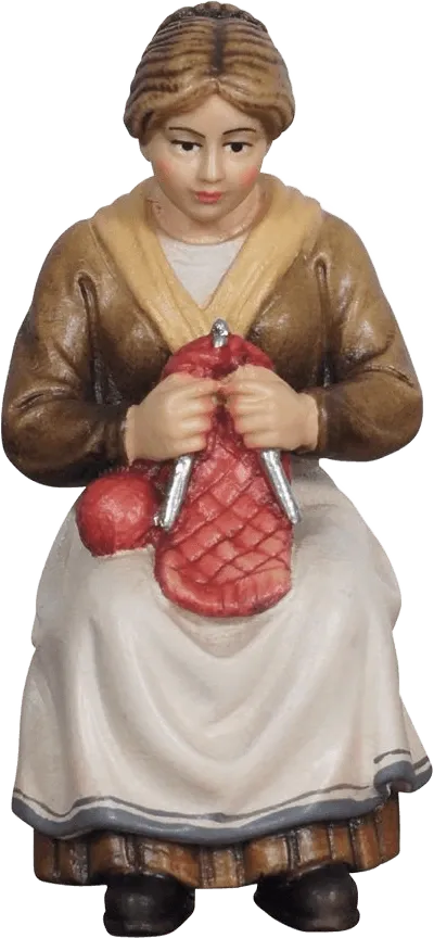 Grandmother Sitting – nativity figure by Pema Woodcarvings