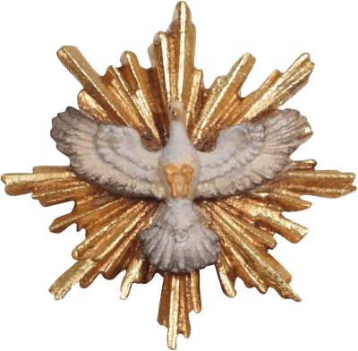 Glory with Dove – nativity figure by Pema Woodcarvings