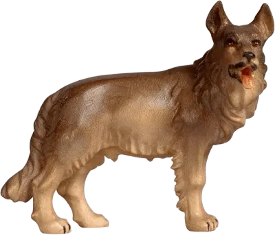 German Shepherd – nativity figure by Pema Woodcarvings