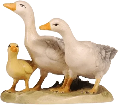 Group of Geese – nativity figure by Pema Woodcarvings