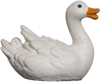Duck Swimming Right – nativity figure by Pema Woodcarvings