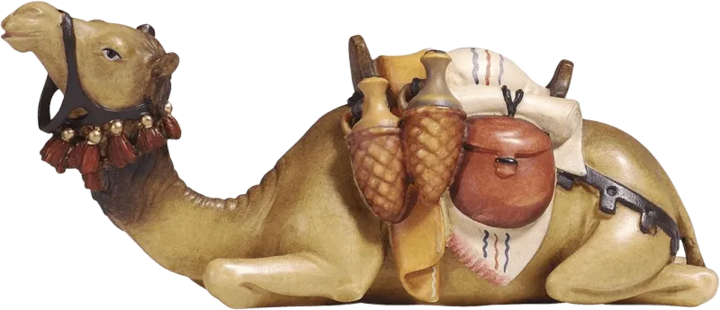 Camel Lying – nativity figure by Pema Woodcarvings