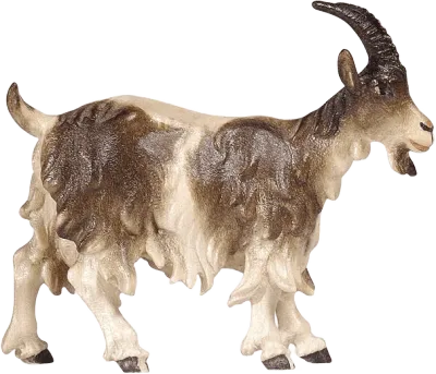 Goat with Head Up – nativity figure by Pema Woodcarvings