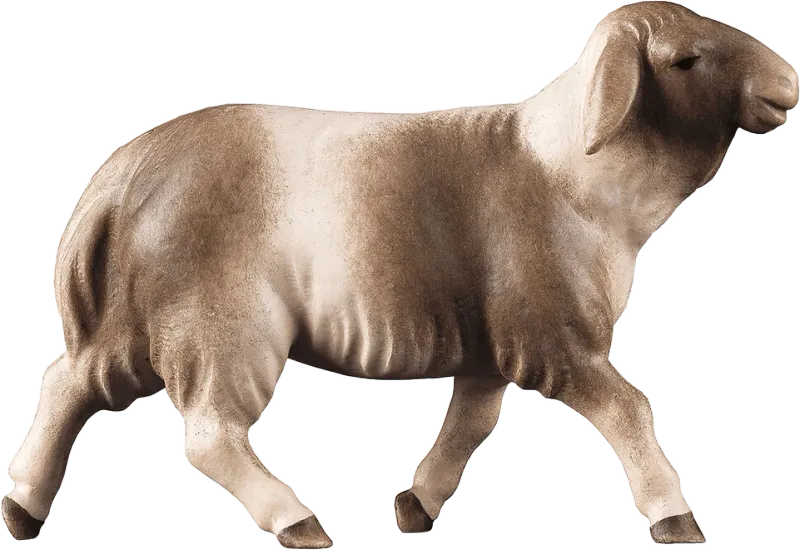 Running Sheep Brown – nativity figure by ULPE Wood Art