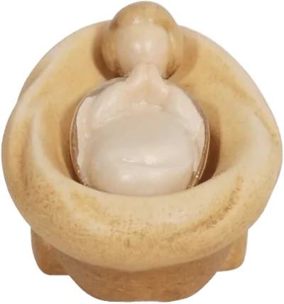 Infant Jesus with Manger – Holy Family nativity figure by Pema Woodcarvings