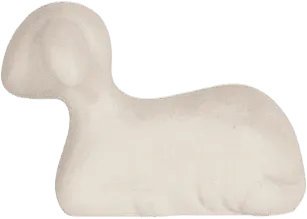 Lamb – nativity figure by Pema Woodcarvings