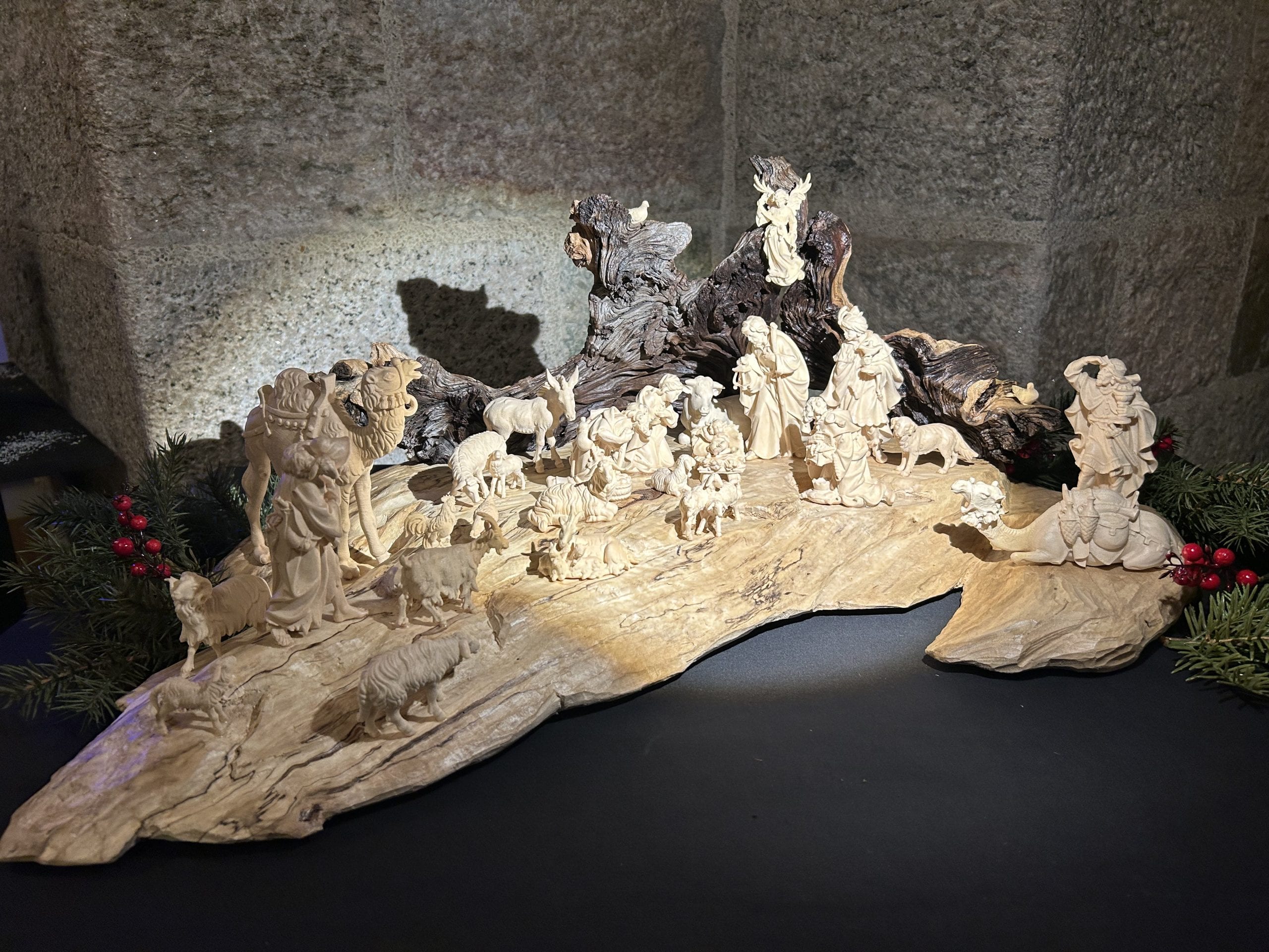 The Serenity Creche by Navidad Nativities Atelier