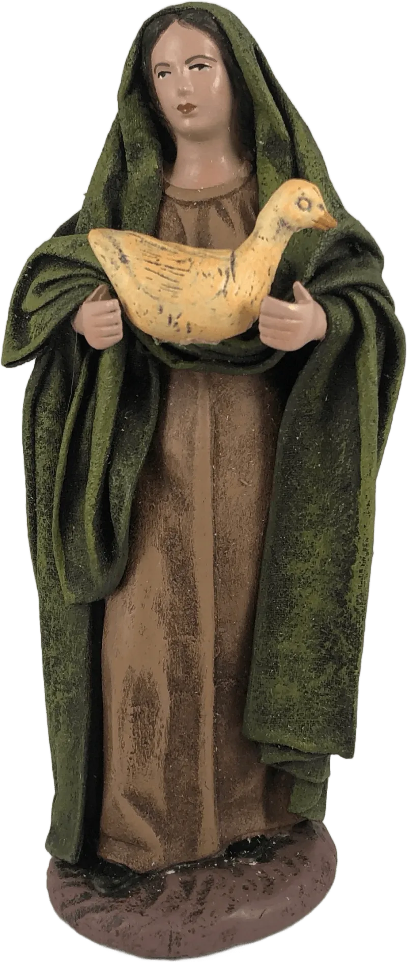 Shepherdess with Goose – nativity figure by Belenes Puig