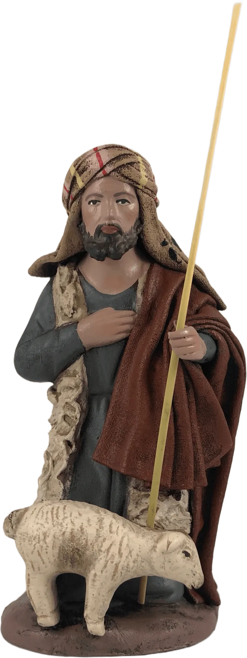 Kneeling Shepherd – nativity figure by Belenes Puig