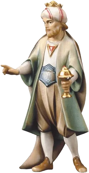 King White – nativity figure by ULPE Wood Art