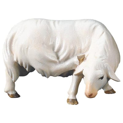 Rasping Sheep – nativity figure by ULPE Wood Art