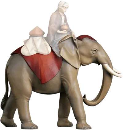 Standing Elephant – nativity figure by ULPE Wood Art