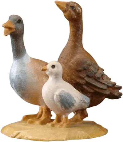 Ducks Group – nativity figure by ULPE Wood Art