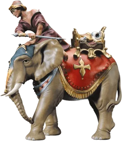 Elephant Jewel Saddle – nativity figure by ULPE Wood Art