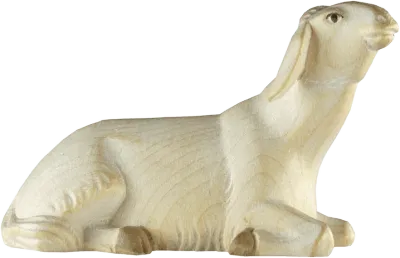 Lying Sheep – nativity figure by Rowi Sculptures