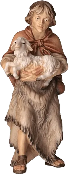 Herder with Lamb – nativity figure by ULPE Wood Art