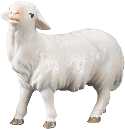 Sheep Looking Forward – nativity figure by ULPE Wood Art