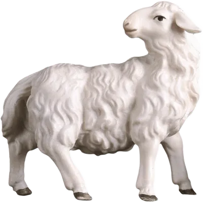 Sheep Looking Back – nativity figure by ULPE Wood Art
