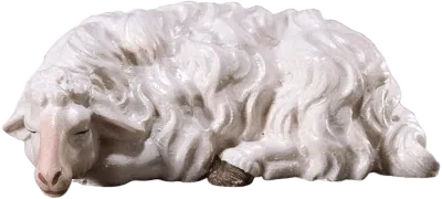 Sleeping Sheep – nativity figure by ULPE Wood Art