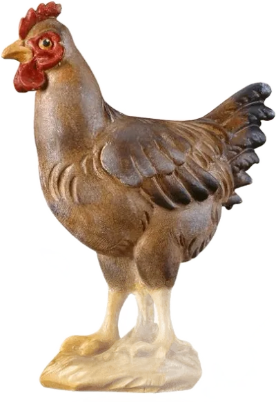 Standing Hen – nativity figure by ULPE Wood Art