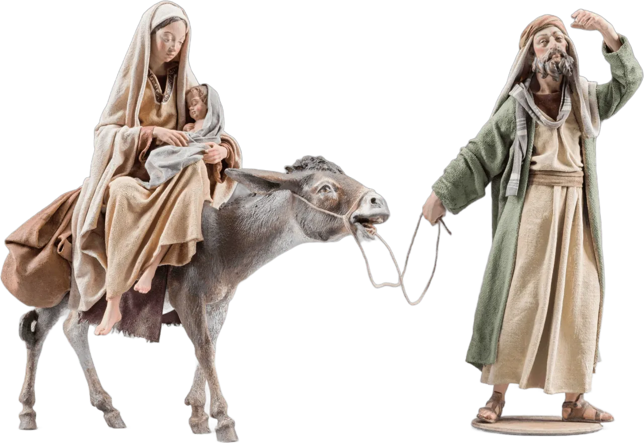 Flight Into Egypt – religious figure by Original Heide