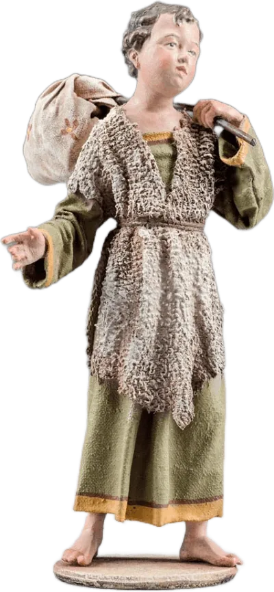 Child with Bag – nativity figure by Original Heide