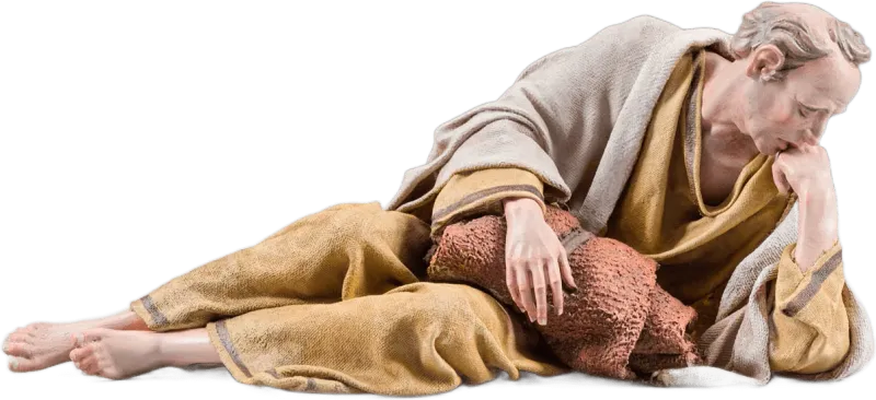 Shepherd Sleeping – nativity figure by Original Heide