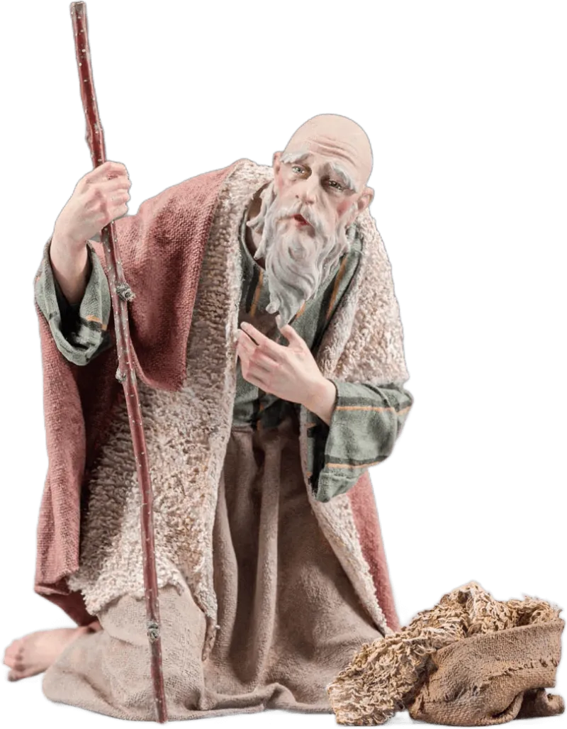Shepherd Kneeling – nativity figure by Original Heide