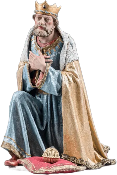 King Kneeling with Crown – nativity figure by Original Heide