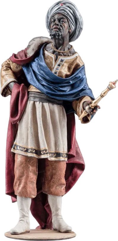 King Moor with Sceptre – nativity figure by Original Heide
