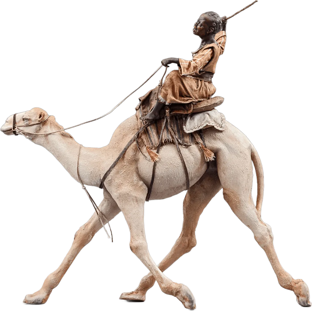 Child on Camel Running – nativity figure by Original Heide