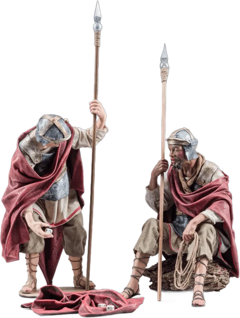 Roman Soldiers Gambling Dice – nativity figure by Original Heide
