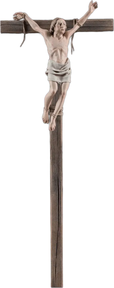 Thief Gestas on cross – religious figure by Original Heide