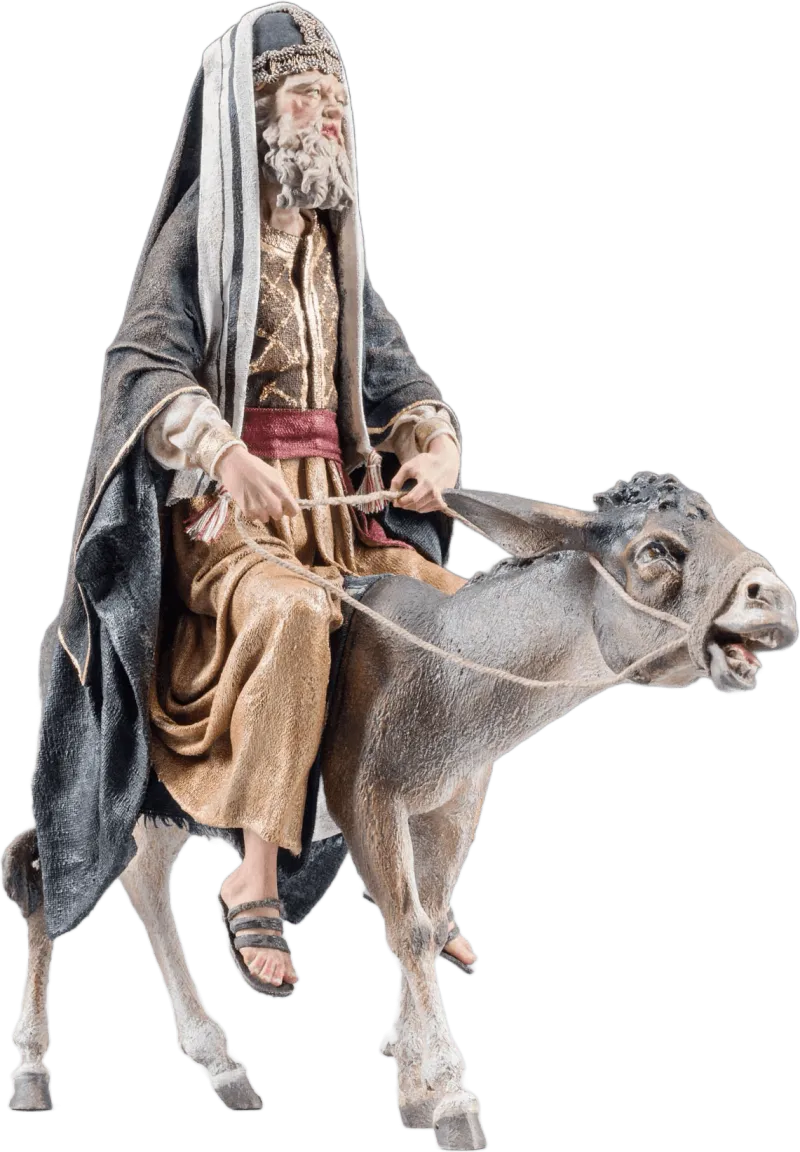 Priest on Donkey – nativity figure by Original Heide