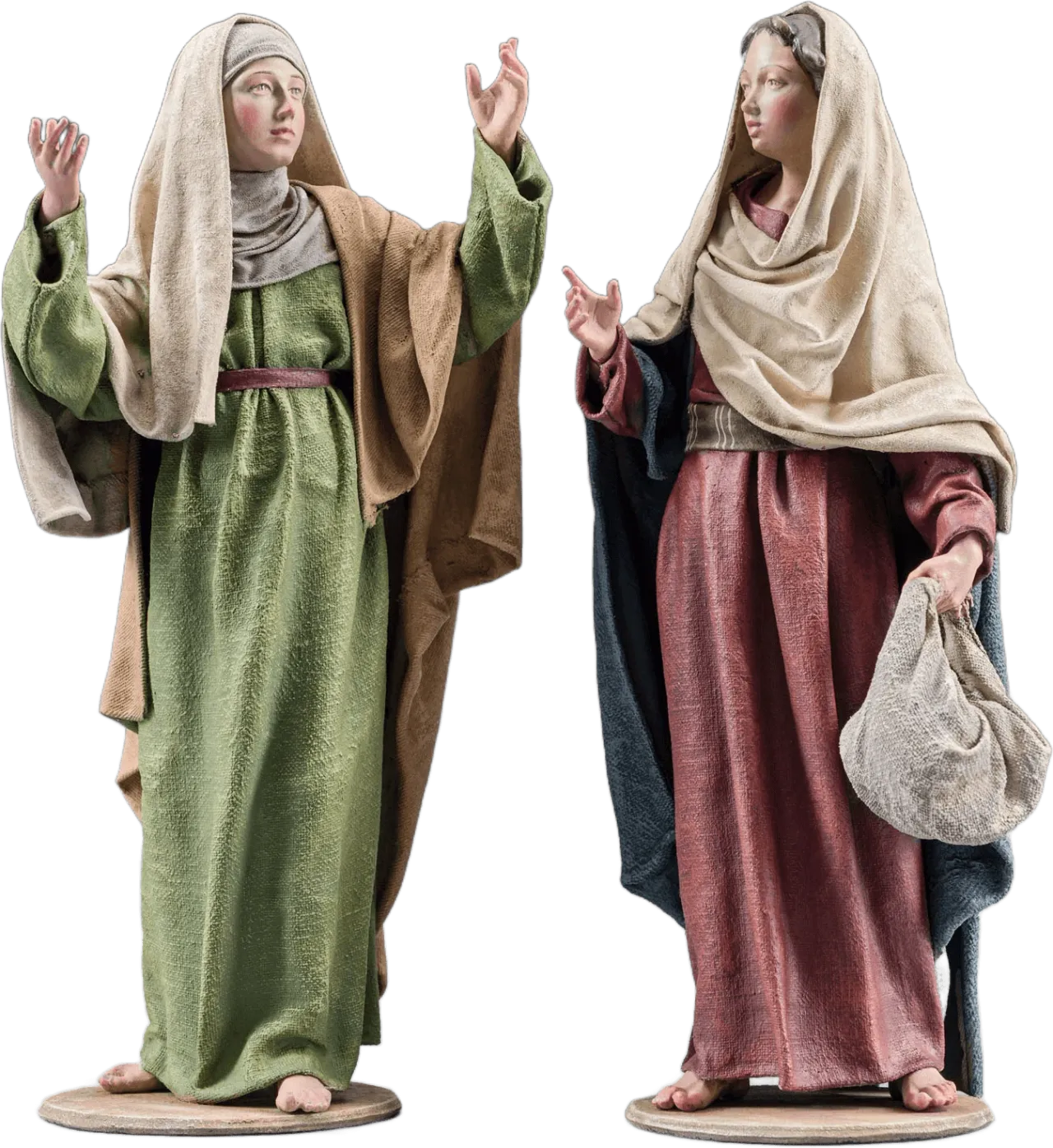 Visitation of the Virgin Mary & Elizabeth – religious figure by Original Heide