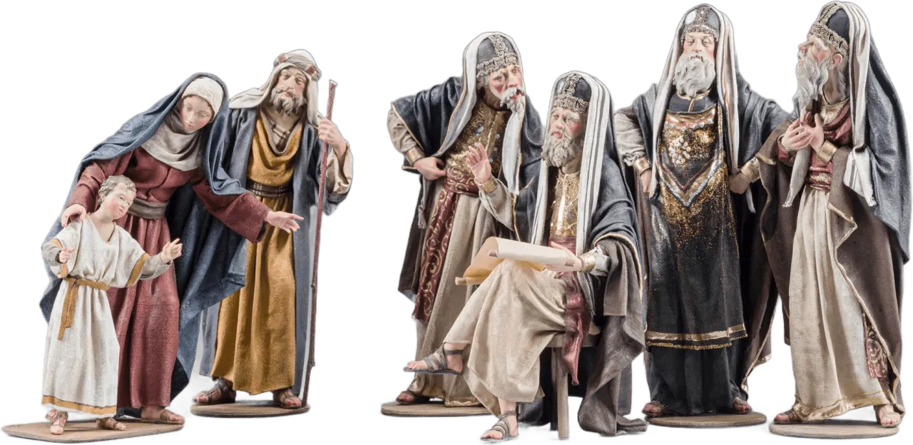 The Boy Jesus at the Temple – religious figure by Original Heide