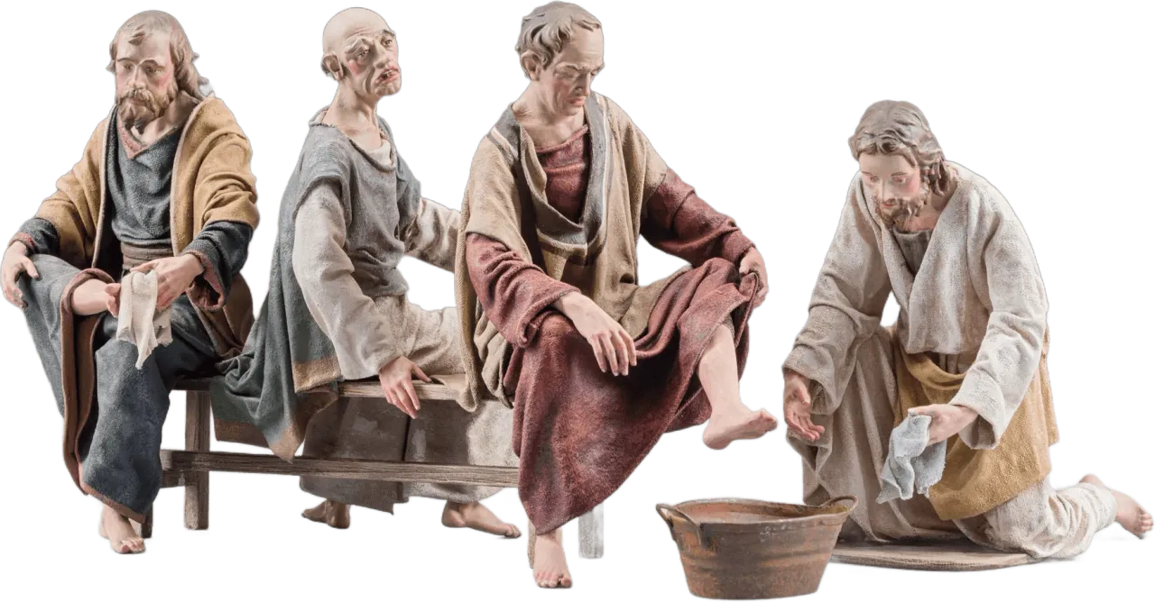 Foot Washing – religious figure by Original Heide
