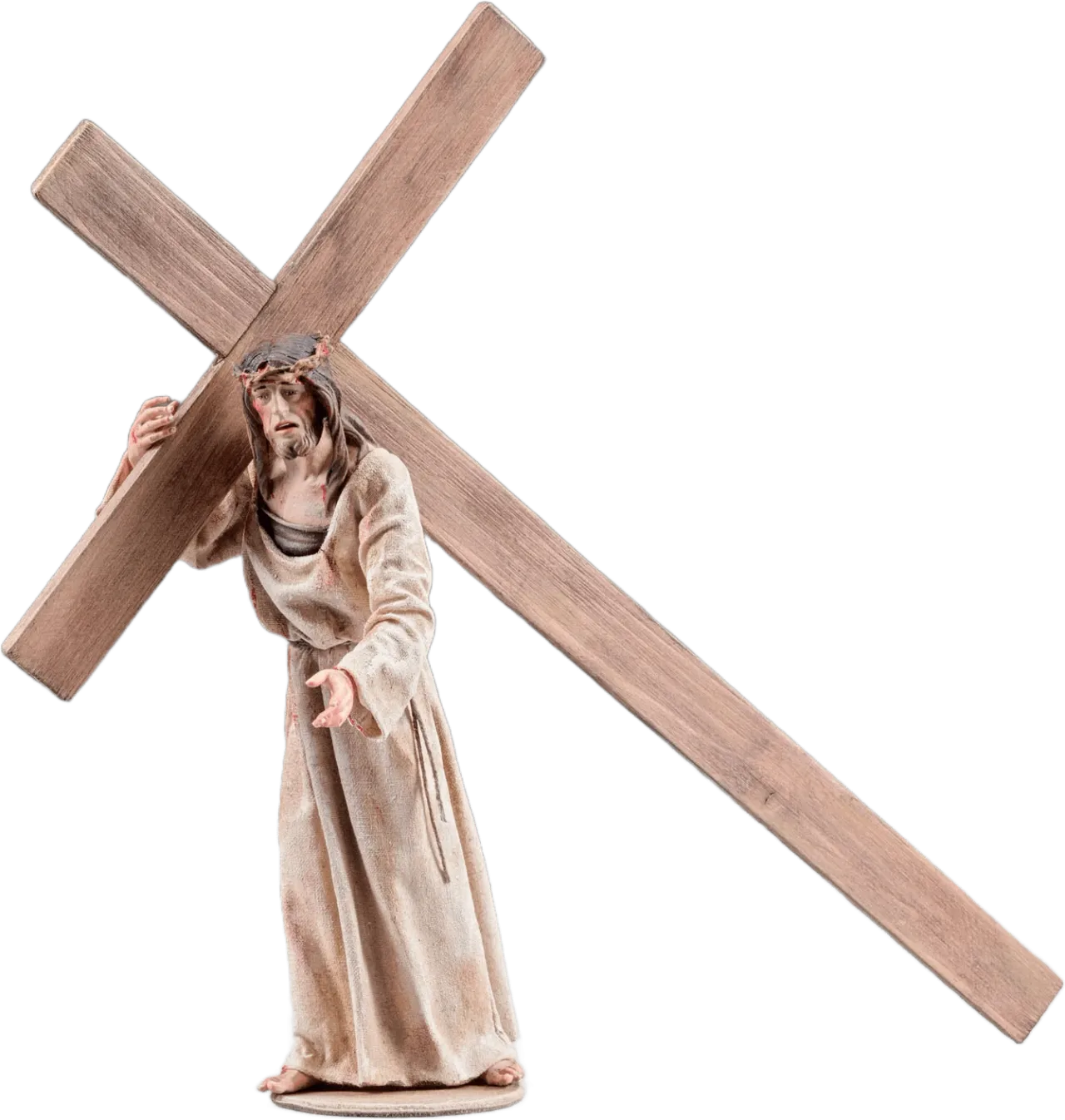 Jesus Carries the Cross – religious figure by Original Heide
