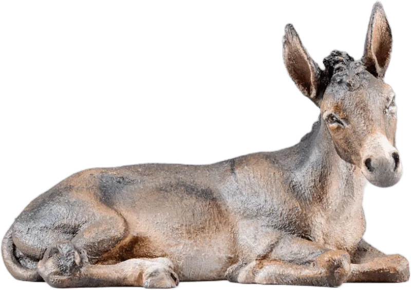 Donkey  lying – nativity figure by Original Heide