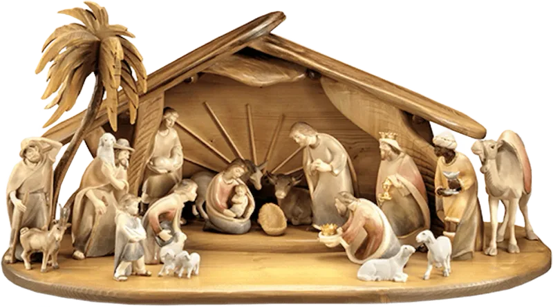 Rowi Crib Large Set with Stable by Rowi Sculptures