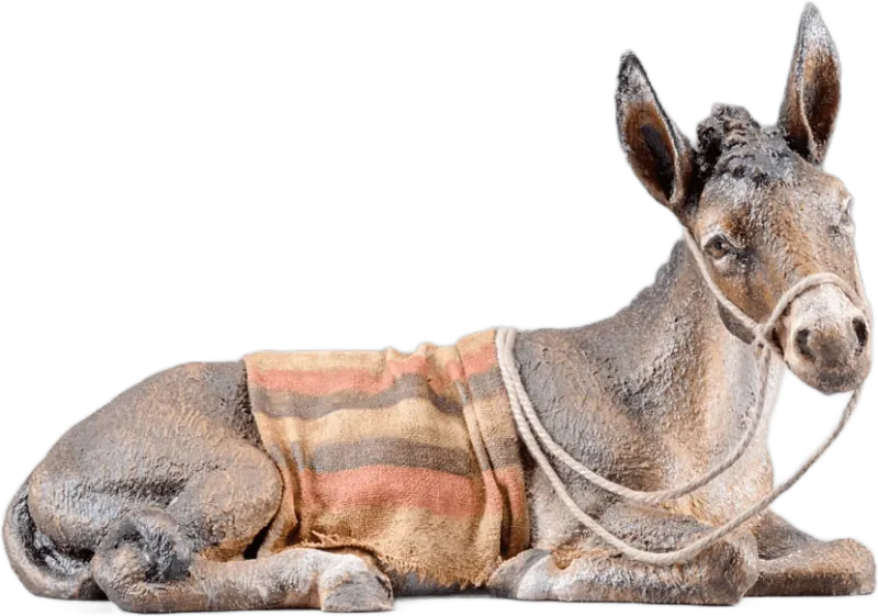 Donkey Resting with Blanket – nativity figure by Original Heide