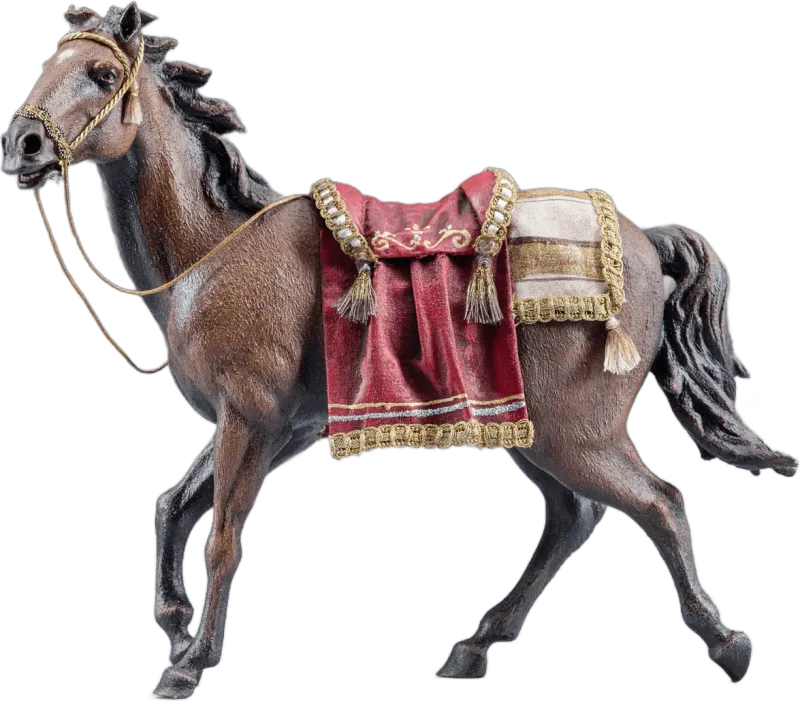 Horse with Saddle – nativity figure by Original Heide