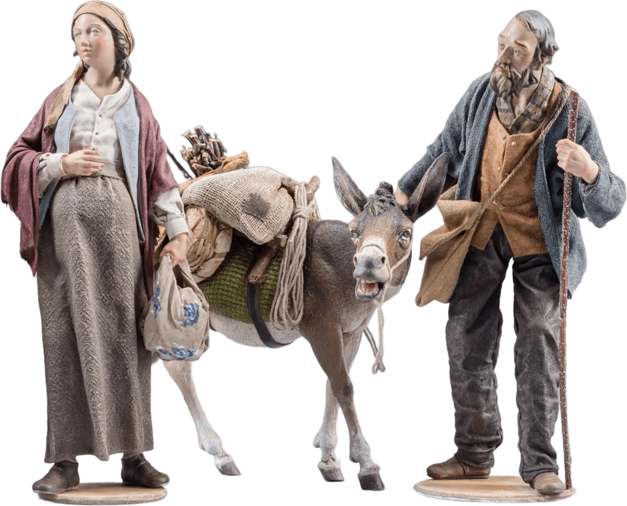 Mary and Joseph Knocking – Holy Family nativity figure by Original Heide