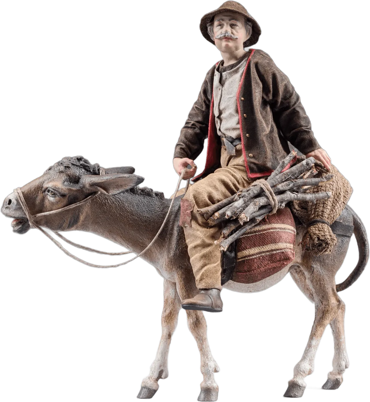 Herdsman on Donkey – nativity figure by Original Heide