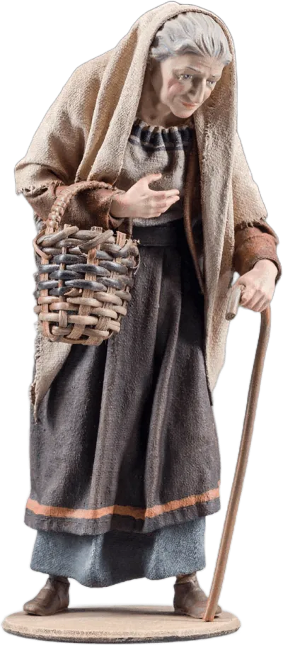 Old Woman – nativity figure by Original Heide
