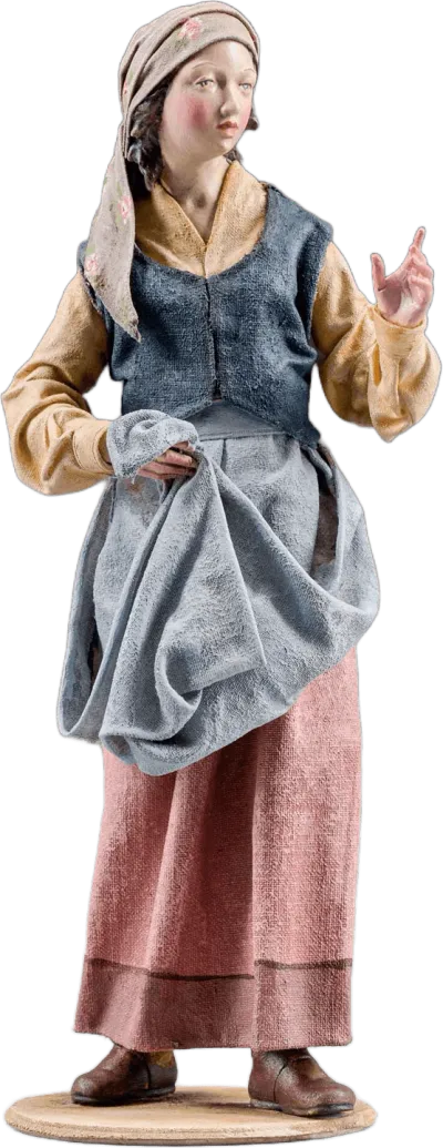 Woman with Apron – nativity figure by Original Heide