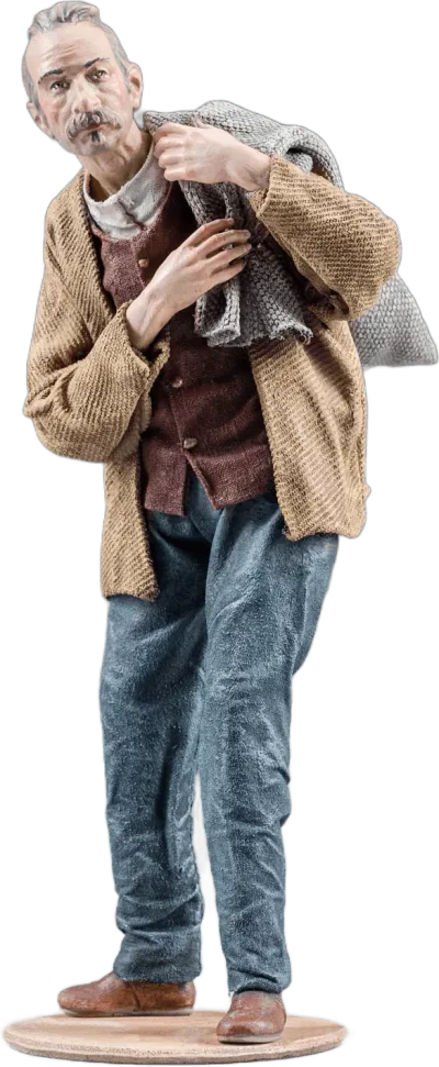 Man with Bag – nativity figure by Original Heide