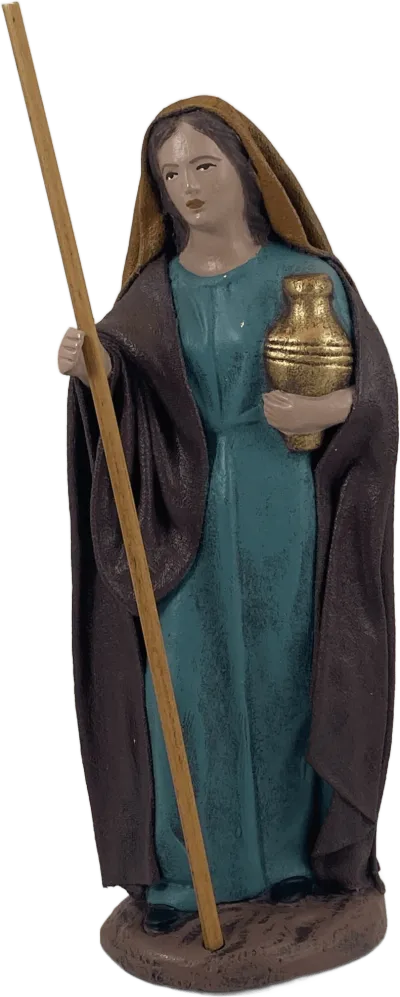 Shepherdess with Pot – nativity figure by Belenes Puig